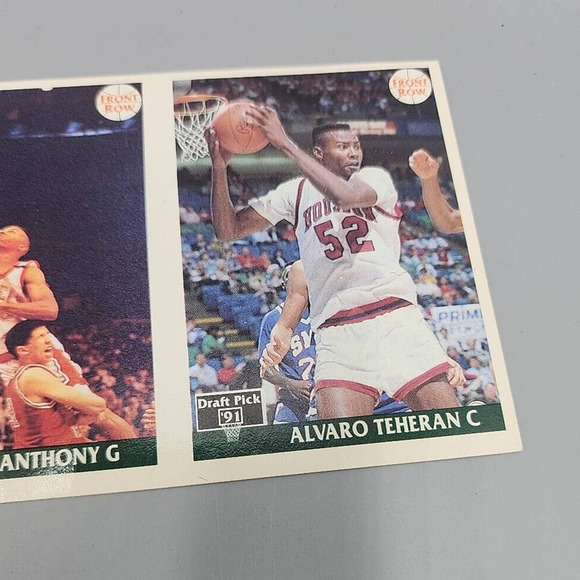 1991 Front Row Uncut Promo Strip Draft Pics Johnson Anthony Brandon Teheran - Picture 14 of 15